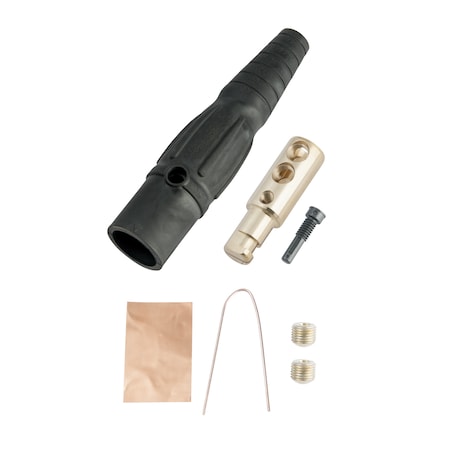 Marinco Cls2Mb-A Cls Inline Single Pin (400A/600V) No 6-No 2 Awg Male-Blk (A) CLS2MB-A